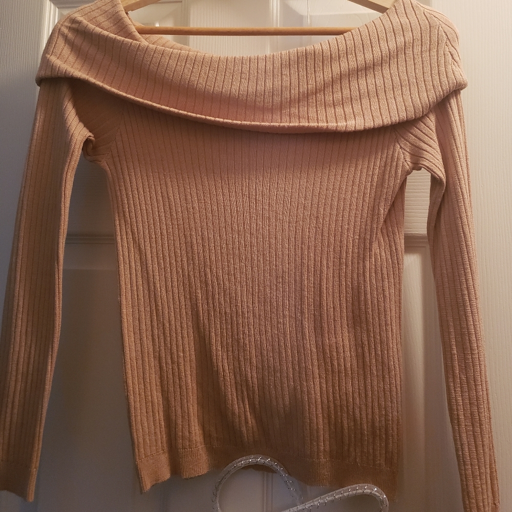 Off shoulder sweater